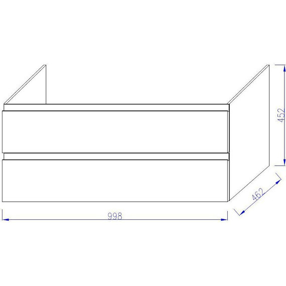 Тумба подвесная с раковиной Jacob Delafon Madeleine 100 см R EB2055-J5, белый - 9 Тумба подвесная с раковиной Jacob Delafon Madeleine 100 см R EB2055-J5, белый фото 9