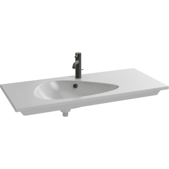 Тумба подвесная с раковиной Jacob Delafon Nouvelle Vague 100 см EB3032-N18, белый - 5 Тумба подвесная с раковиной Jacob Delafon Nouvelle Vague 100 см EB3032-N18, белый фото 5