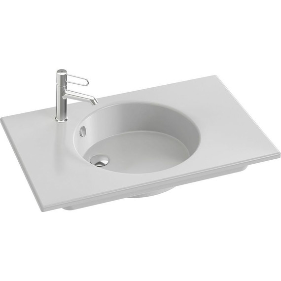 Тумба подвесная с раковиной Jacob Delafon Odeon Rive Gauche 80 см EB2522-R5-E52, дуб табак - 5 Тумба подвесная с раковиной Jacob Delafon Odeon Rive Gauche 80 см EB2522-R5-E52, дуб табак фото 5