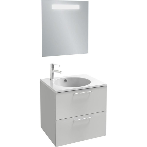 Тумба подвесная с раковиной Jacob Delafon Odeon Rive Gauche 60 см EB2520-R5-N18, белый фото 4