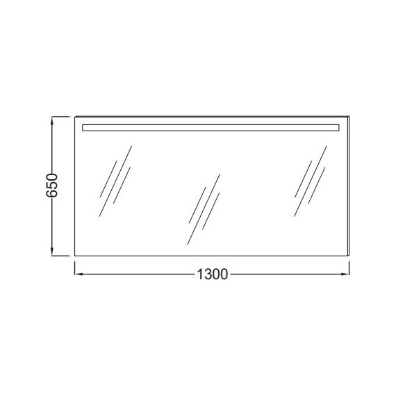 Зеркало Jacob Delafon Parallel Led 130 см EB1419-NF фото 3