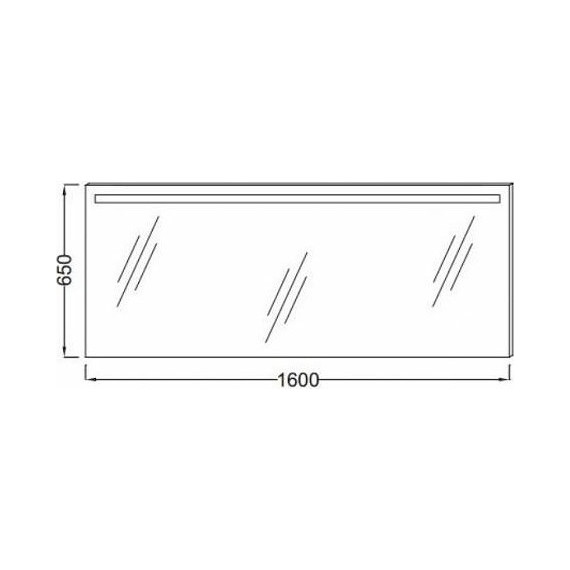Зеркало Jacob Delafon Parallel Led 160 см EB1422-NF - 4 Зеркало Jacob Delafon Parallel Led 160 см EB1422-NF фото 4