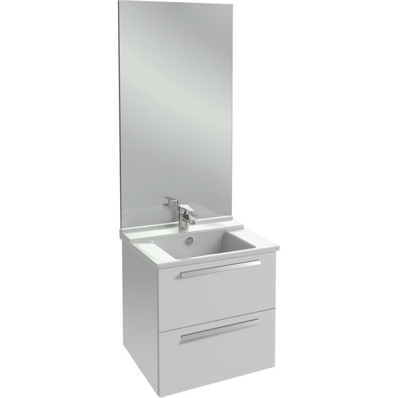 Тумба подвесная с раковиной Jacob Delafon Struktura 57 см EB1276-N18, белый - 4 Тумба подвесная с раковиной Jacob Delafon Struktura 57 см EB1276-N18, белый фото 4