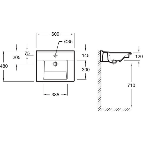 Тумба подвесная с раковиной Jacob Delafon Struktura 57 см EB1276-N18, белый - 7 Тумба подвесная с раковиной Jacob Delafon Struktura 57 см EB1276-N18, белый фото 7