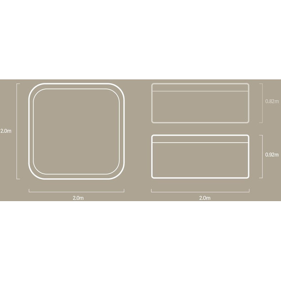 Спа бассейн Vortex Spas Cerium 200х200 см фото 8