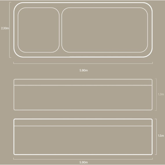 Спа бассейн Vortex Spas Hydrozone 591х230х130 см фото 16