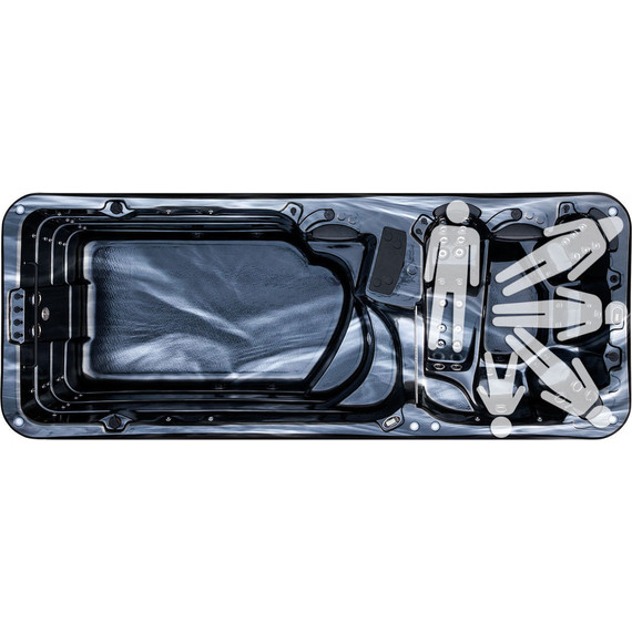 Спа бассейн Vortex Spas Hydrozone 591х230х130 см фото 18