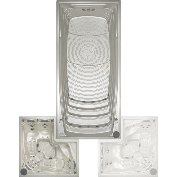 Спа бассейн USSPA Swim Spa M 457х239 см фото 2