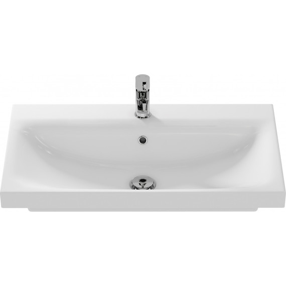 Раковина подвесная Cersanit Moduo 80 см UM-MOD80/1 - 3 Раковина подвесная Cersanit Moduo 80 см UM-MOD80/1 фото 3