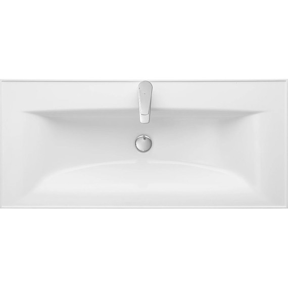 Раковина врезная на столешницу Акватон Айрис 100 см 1A723031AG010 фото 3