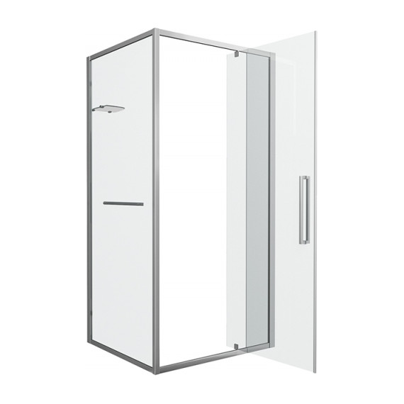 Душевое ограждение Bravat Line 90х90 см BS090.2116A, хром/прозрачное фото 4