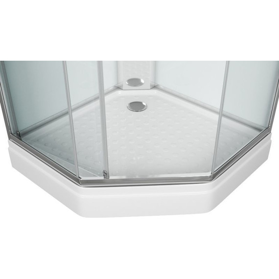 Душевая кабина Bravat Waterfall 90х90 см BC090.6100A, хром/прозрачное - 3 Душевая кабина Bravat Waterfall 90х90 см BC090.6100A, хром/прозрачное фото 3