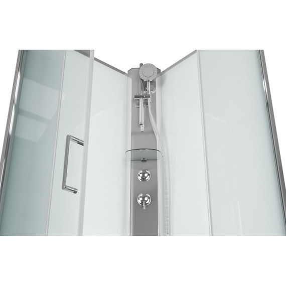 Душевая кабина Bravat Waterfall 90х90 см BC090.6100A, хром/прозрачное - 4 Душевая кабина Bravat Waterfall 90х90 см BC090.6100A, хром/прозрачное фото 4