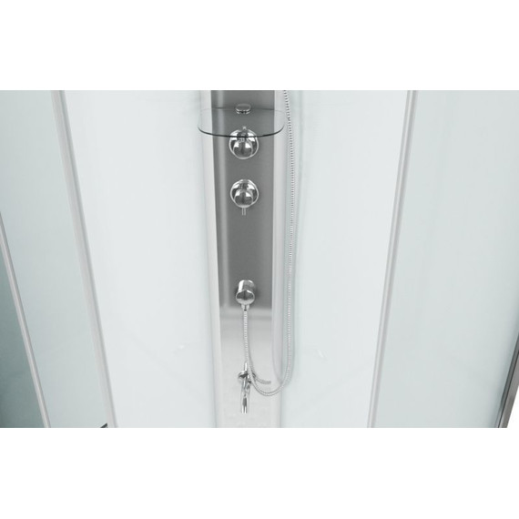 Душевая кабина Bravat Waterfall 90х90 см BC090.6100A, хром/прозрачное - 5 Душевая кабина Bravat Waterfall 90х90 см BC090.6100A, хром/прозрачное фото 5