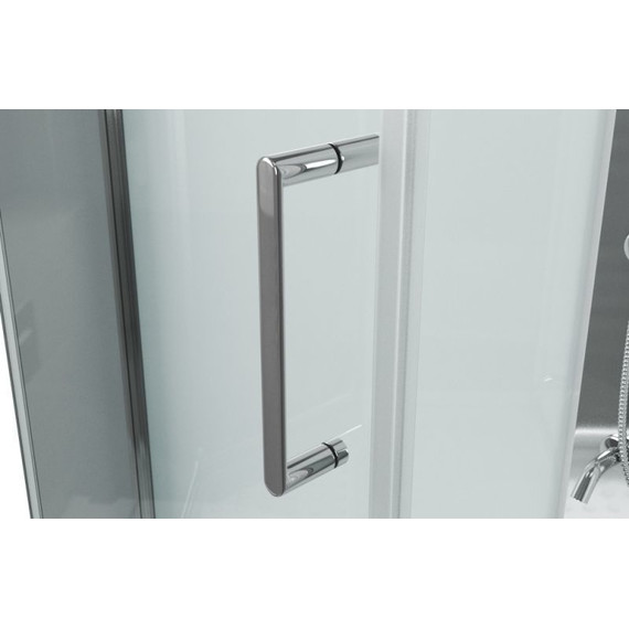 Душевая кабина Bravat Waterfall 90х90 см BC090.6100A, хром/прозрачное - 6 Душевая кабина Bravat Waterfall 90х90 см BC090.6100A, хром/прозрачное фото 6