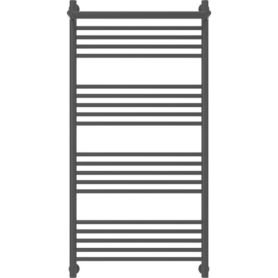 Полотенцесушитель водяной Сунержа Богема с полкой+ П20 1200х600 мм 31-0223-1260, чёрный матовый фото 2