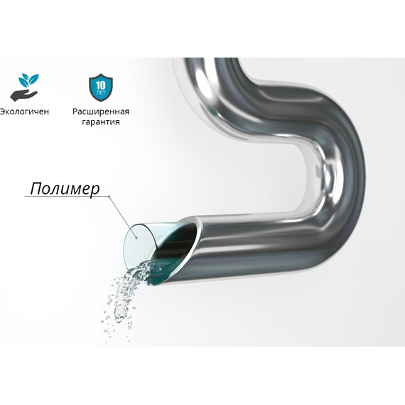 Полотенцесушитель водяной Сунержа Хорда П3 1200x195 мм 30-4124-1200, белый матовый - 3 Полотенцесушитель водяной Сунержа Хорда П3 1200x195 мм 30-4124-1200, белый матовый фото 3