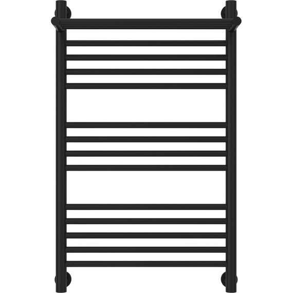 Полотенцесушитель водяной Сунержа Богема с полкой+ П14 800х500 мм 31-0223-8050, чёрный матовый фото 2