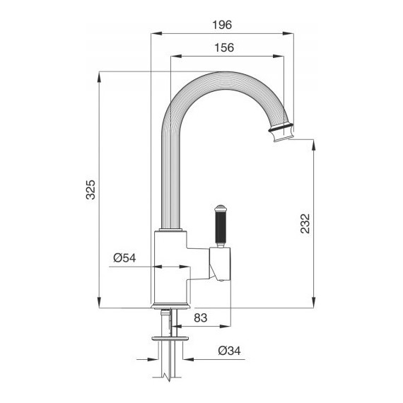 Смеситель для раковины Cezares APHRODITE-LS2-01-Bi, Цвет производителя: хром фото 2