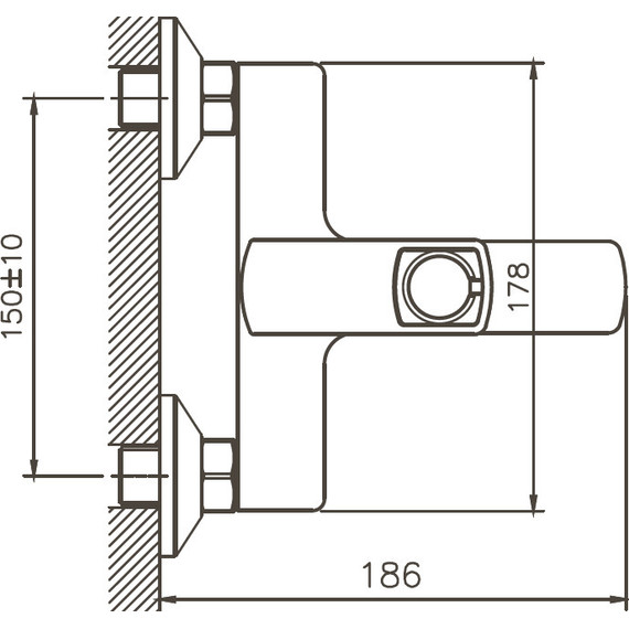 Смеситель для ванны Haiba HB60176 - 3 Смеситель для ванны Haiba HB60176 фото 3