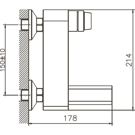 Смеситель для ванны Haiba HB60572 фото 3