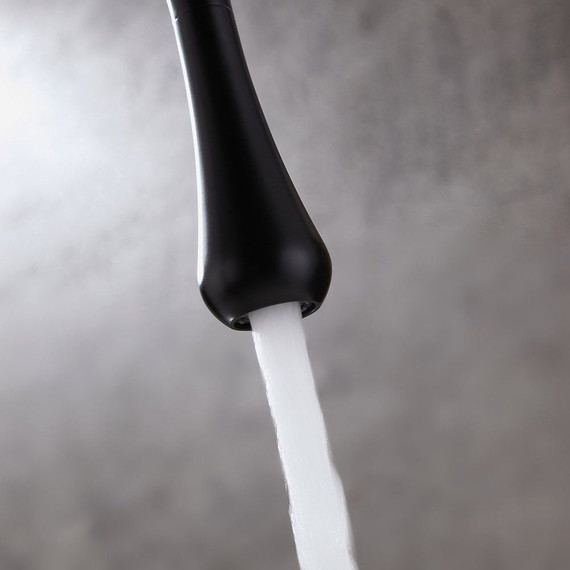 Смеситель для раковины высокий Bronze de Luxe Scandi 9015B, черный, Цвет производителя: чёрный - 3 Смеситель для раковины высокий Bronze de Luxe Scandi 9015B, черный, Цвет производителя: чёрный фото 3