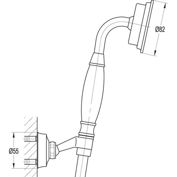 Душевой гарнитур Cezares LIBERTY-F-KD-01 - 2 Душевой гарнитур Cezares LIBERTY-F-KD-01 фото 2
