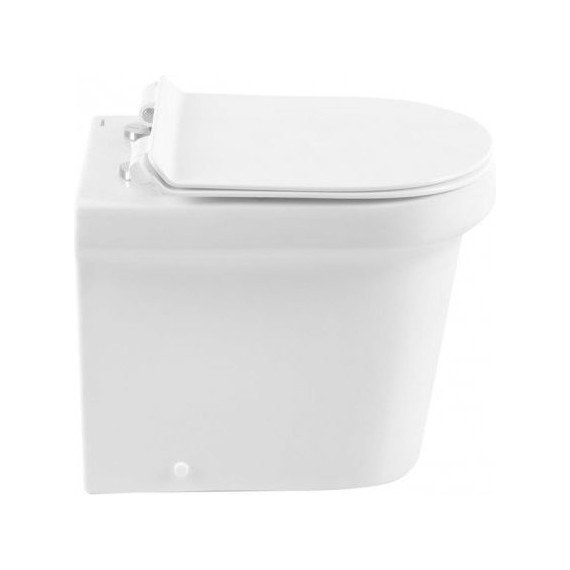 Унитаз приставной безободковый Aquanet Rimless Nova-F BL-101N-FST 203340 с тонкой крышкой микролифт - 5 Унитаз приставной безободковый Aquanet Rimless Nova-F BL-101N-FST 203340 с тонкой крышкой микролифт фото 5