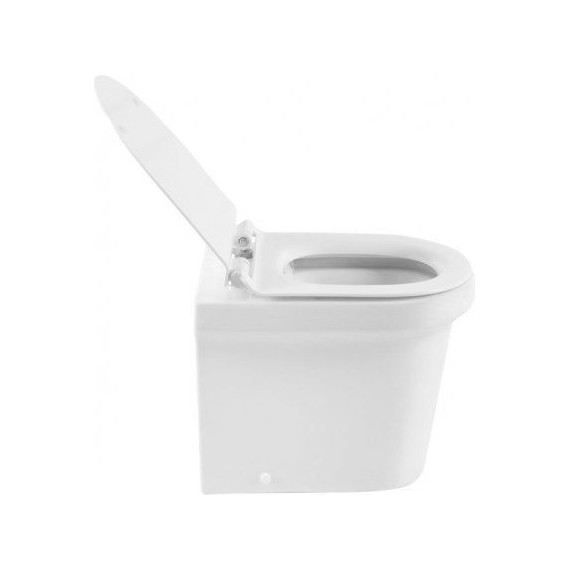Унитаз приставной безободковый Aquanet Rimless Nova-F BL-101N-FST 203340 с тонкой крышкой микролифт - 6 Унитаз приставной безободковый Aquanet Rimless Nova-F BL-101N-FST 203340 с тонкой крышкой микролифт фото 6