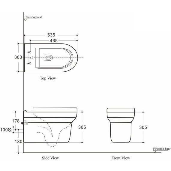 Унитаз подвесной Aquanet Rimless Nova-W BL-101N-WHT 211914 с тонкой крышкой микролифт фото 13