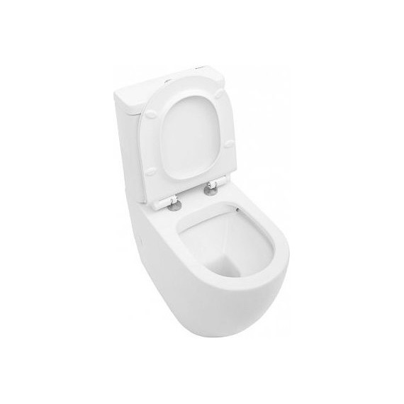 Унитаз-компакт безободковый Aquanet Rimless Cetus-C1 BL-102N-TPT 203342 с тонкой крышкой микролифт фото 5