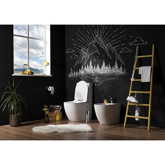 Унитаз-компакт безободковый Aquanet Rimless Cetus-C1 BL-102N-TPT 203342 с тонкой крышкой микролифт фото 9