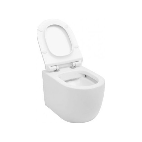 Унитаз подвесной Aquanet Rimless Cetus-W BL-102N-WHT 211908 с тонкой крышкой микролифт, Цвет производителя: белый - 4 Унитаз подвесной Aquanet Rimless Cetus-W BL-102N-WHT 211908 с тонкой крышкой микролифт, Цвет производителя: белый фото 4