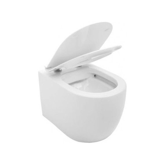 Унитаз подвесной Aquanet Rimless Cetus-W BL-102N-WHT 211908 с тонкой крышкой микролифт, Цвет производителя: белый - 6 Унитаз подвесной Aquanet Rimless Cetus-W BL-102N-WHT 211908 с тонкой крышкой микролифт, Цвет производителя: белый фото 6