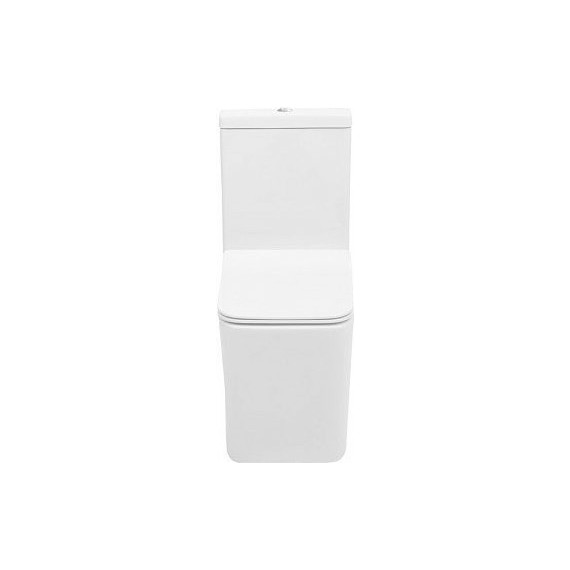 Унитаз-компакт безободковый Aquanet Rimless Tavr-C1 BL-103N-TPT 203346 с тонкой крышкой микролифт фото 2