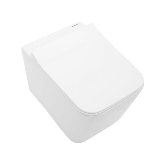 Унитаз подвесной Aquanet Rimless Tavr-W BL-103N-WHT 211920 с тонкой крышкой микролифт, Цвет производителя: белый фото 5