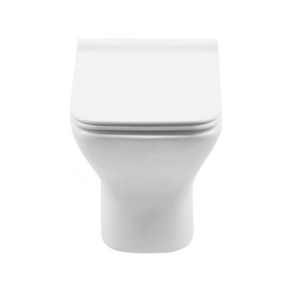 Унитаз подвесной Aquanet Rimless Cube-W CL-12248D 210761 с тонкой крышкой микролифт фото 3