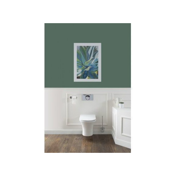 Унитаз подвесной Aquanet Rimless Roll-W CL-12249D 210766 с тонкой крышкой микролифт фото 10