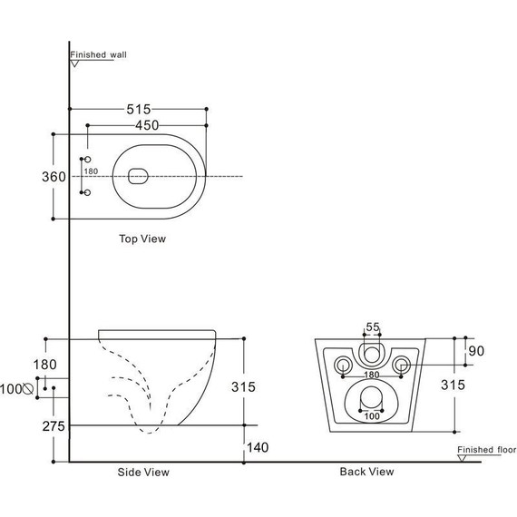 Унитаз подвесной Aquanet Rimless Cetus 2.0 W LX-1901 243541 с тонкой крышкой микролифт - 2 Унитаз подвесной Aquanet Rimless Cetus 2.0 W LX-1901 243541 с тонкой крышкой микролифт фото 2