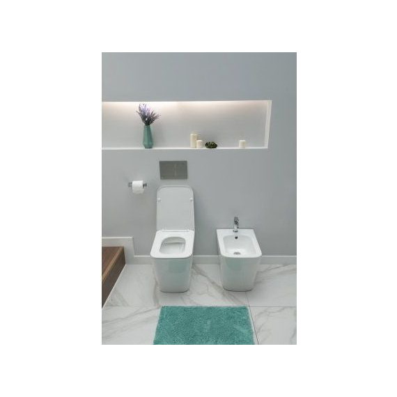 Унитаз приставной безободковый Aquanet Rimless Tavr 2.0 F LX-1908 243544 с тонкой крышкой микролифт фото 6