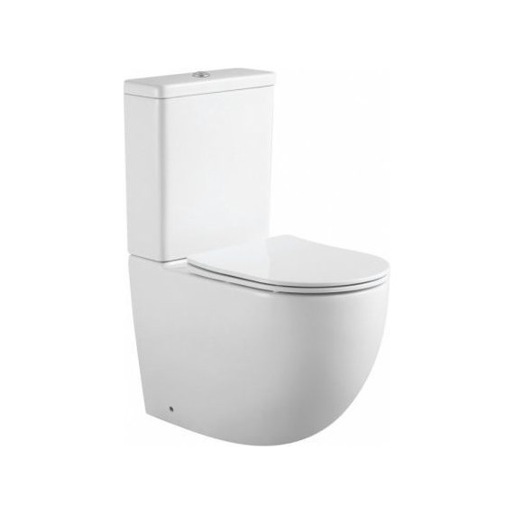 Унитаз-компакт безободковый Aquanet Rimless Cetus 2.0 C1 LX-2903 243538 с тонкой крышкой микролифт фото 
