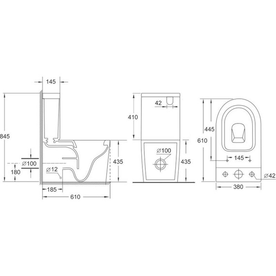 Унитаз-компакт безободковый Aquanet Rimless Atago 2.0 C1 LX-2904 243546 с тонкой крышкой микролифт - 2 Унитаз-компакт безободковый Aquanet Rimless Atago 2.0 C1 LX-2904 243546 с тонкой крышкой микролифт фото 2