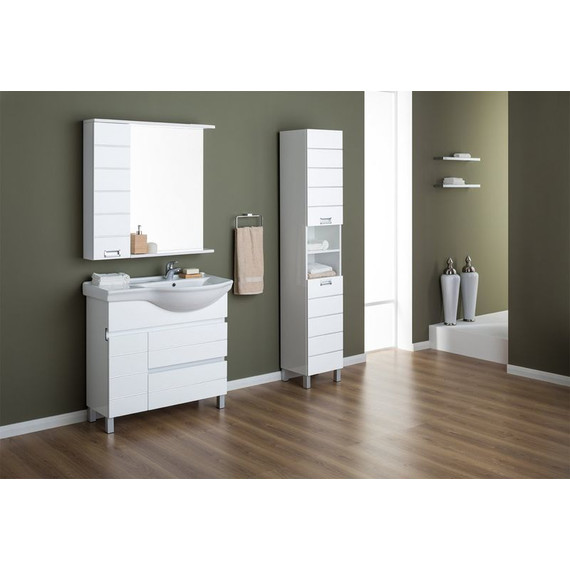 Пенал напольный Aquanet Доминика 35 см 170802, белый - 9 Пенал напольный Aquanet Доминика 35 см 170802, белый фото 9