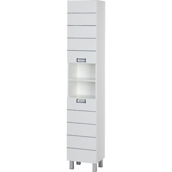 Пенал напольный Aquanet Доминика 35 см 170802, белый - 3 Пенал напольный Aquanet Доминика 35 см 170802, белый фото 3