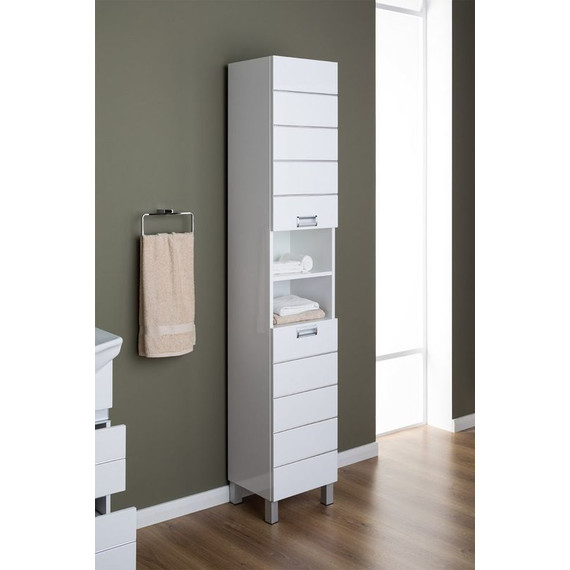 Пенал напольный Aquanet Доминика 35 см 170802, белый - 7 Пенал напольный Aquanet Доминика 35 см 170802, белый фото 7