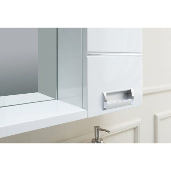 Зеркало-шкаф Aquanet Доминика 60 см 171918 LED, белый - 16 Зеркало-шкаф Aquanet Доминика 60 см 171918 LED, белый фото 16