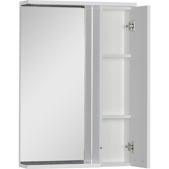 Зеркало-шкаф Aquanet Доминика 60 см 171918 LED, белый - 2 Зеркало-шкаф Aquanet Доминика 60 см 171918 LED, белый фото 2