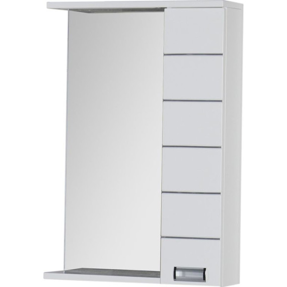 Зеркало-шкаф Aquanet Доминика 60 см 171918 LED, белый - 3 Зеркало-шкаф Aquanet Доминика 60 см 171918 LED, белый фото 3