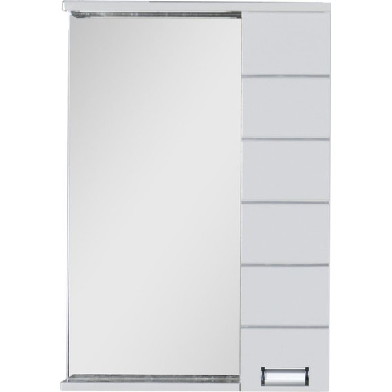 Зеркало-шкаф Aquanet Доминика 60 см 171918 LED, белый - 5 Зеркало-шкаф Aquanet Доминика 60 см 171918 LED, белый фото 5