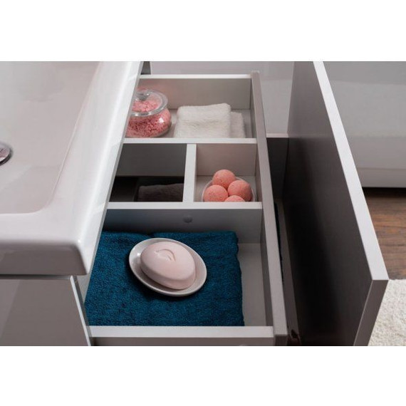 Тумба подвесная с раковиной Aquanet Порто 70 см 241747, белый - 12 Тумба подвесная с раковиной Aquanet Порто 70 см 241747, белый фото 12